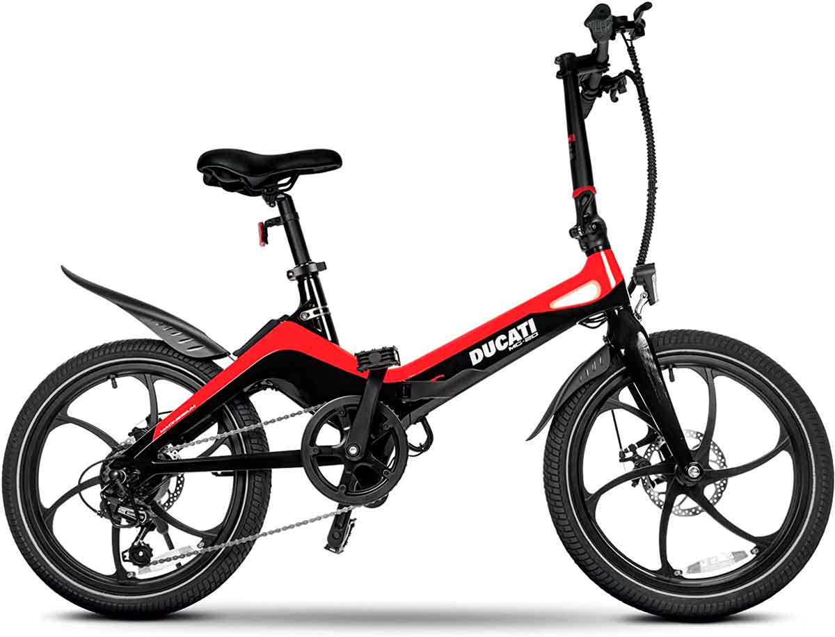 bicicleta plegable electrica ducati