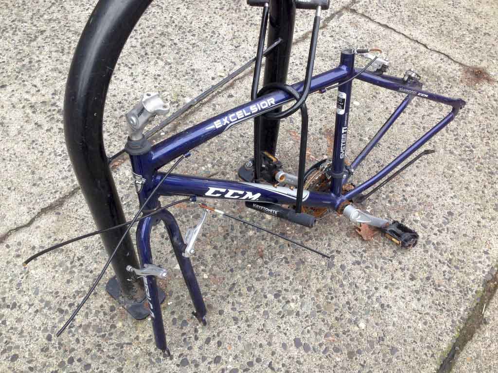 Candado para bicicleta urbana