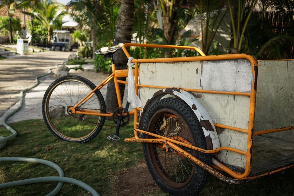 Cargo bike aparacada