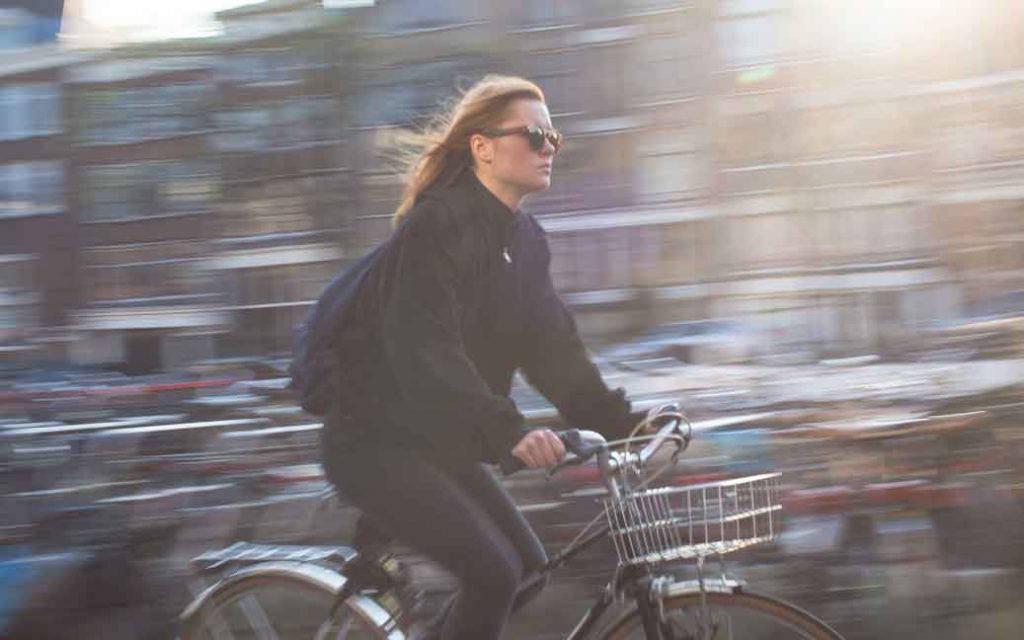 En bicicleta al trabajo