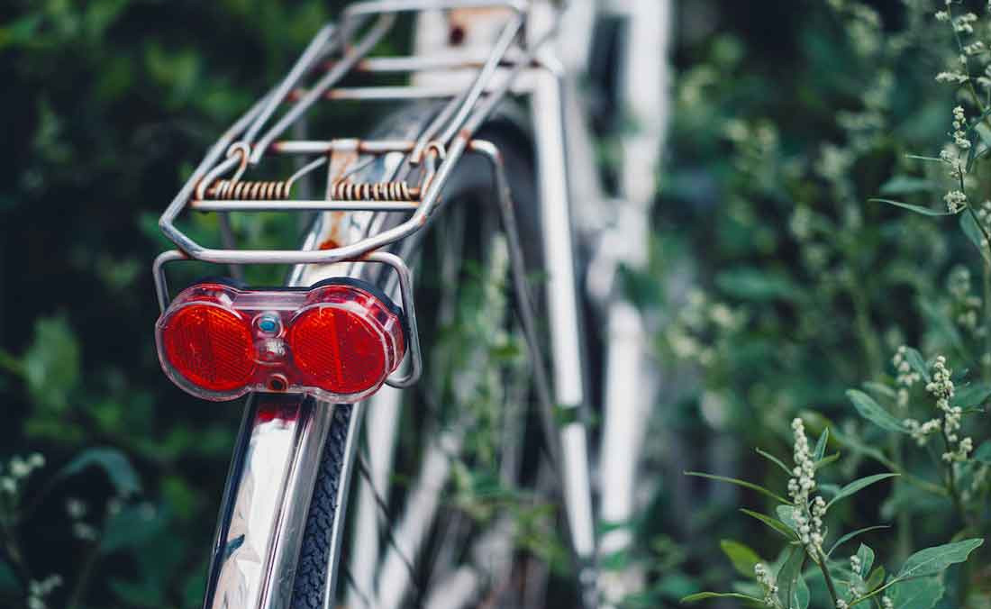 Piloto trasero luz de posición bicicleta urbana